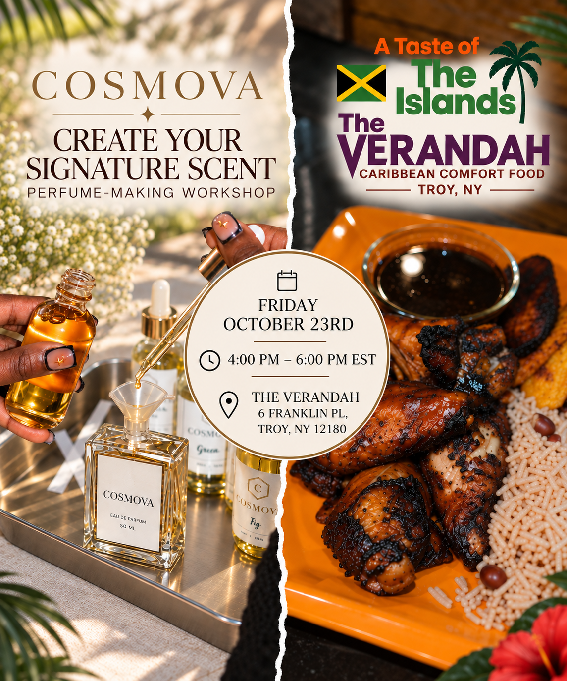 The Verandah | Create Your Signature Scent: Perfume-Making Workshop by COSMOVA | Oct 23rd Friday | 4PM