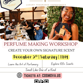 Bard & Baker: Board Game Café | Create Your Signature Scent: Perfume Making Workshop December 5th | SAT • 11AM EST