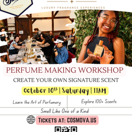 Bard & Baker: Board Game Café | Create Your Signature Scent: Perfume Making Workshop October 10th | SAT • 11AM EST